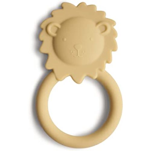 mushie Silicone Baby Teether Toy | Lion