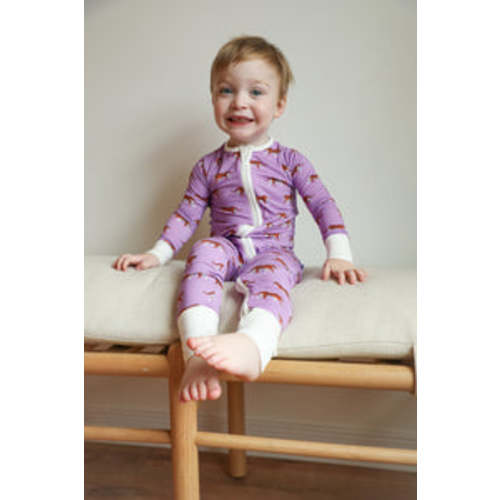 Zipper Baby Pajamas | Super Soft Viscose Bamboo | Geaux Print | Free Shipping >$75 – Southern Slumber