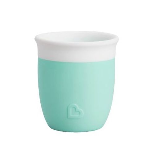 Munchkin 2oz Cest Silicone Open Portable Training Cup, Color: Mint