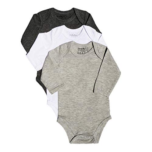 123 Bear Baby Cotton Spandex Long-Sleeve bodysuits unisex boy girl