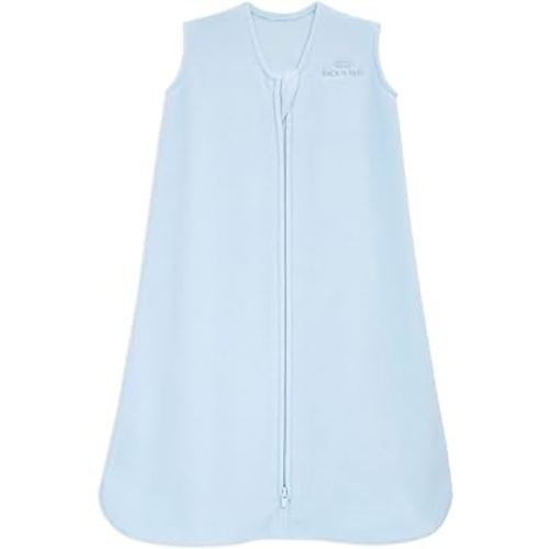 HALO Sleepsack Micro-Fleece Wearable Blanket, TOG 1.0, Baby Blue, Small