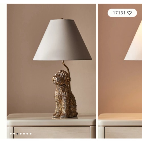 The Icon Table Lamp: Dog Edition