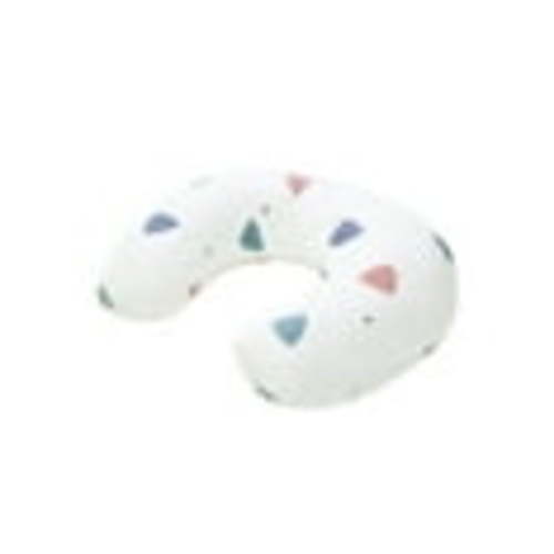 Milla Nursing Pillow, Ergonomic Nursing Essentials for Bottle and Breastfeeding, Firm Fiber Fill, with Cotton Removable Nursing Pillow Cover, Machine Washable
