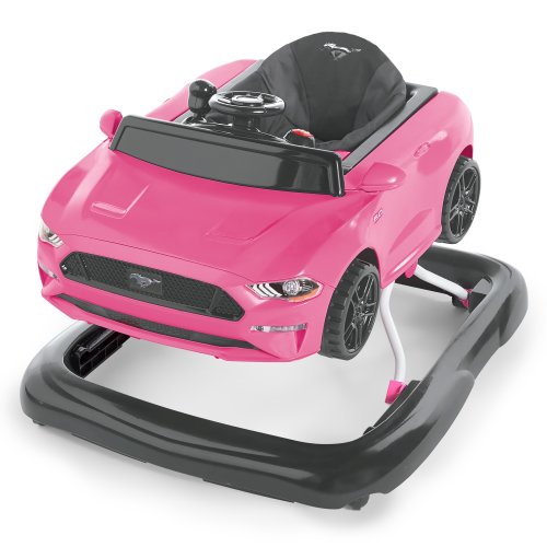 Bright Starts Ways to Play Walker- Ford Mustang 4-in-1 Walker Pink Walker