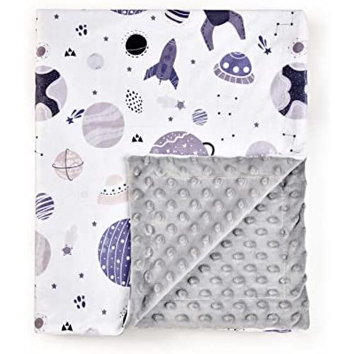 Boyoung Baby Blanket, Soft Minky Warm Blanket for Boy or Girl, Receiving Blanket with Double Layer Dotted Backing for Newborns 7894222 0