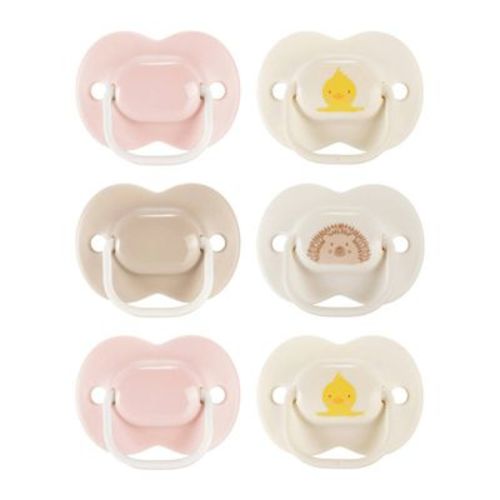 Tommee Tippee Anytime Pacifier 0-6 Months - 6pk - Girl