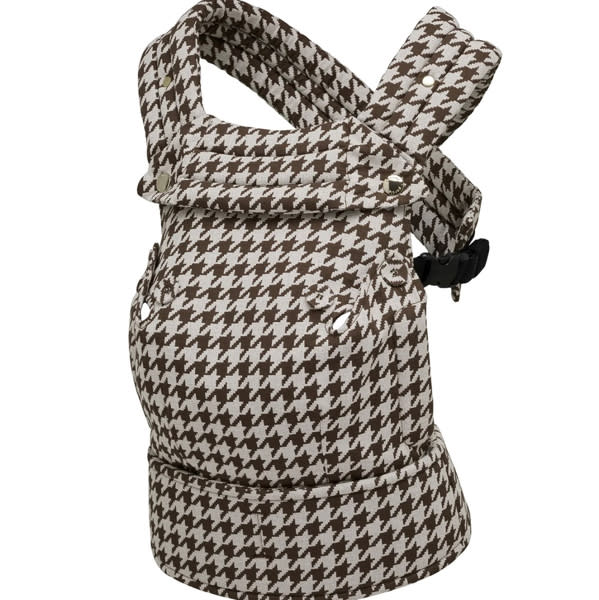 Limitless Baby Carrier - Cocoa Houndstooth – Portier Australia Pty Ltd