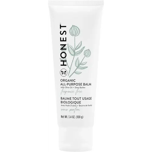 The Honest Company Organic All Purpose Balm | Gentle for Baby | Soothes + Moisturizes | Plant-Based + Hypoallergenic | 3.4 oz