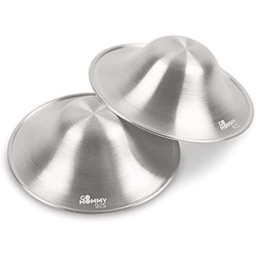 The Original Silver Nursing Cups, Nipple Shields for Nursing Newborn, Nipple Protector for Breastfeeding, Nipple Covers Breastfeeding, No Need Nipple Cream, Newborn Essentials Must Haves