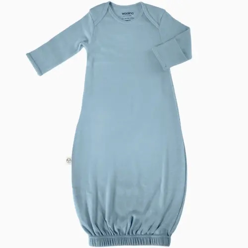 Merino Wool Baby Gown |Natural Merino Wool Baby Sleepwear – Woolino
