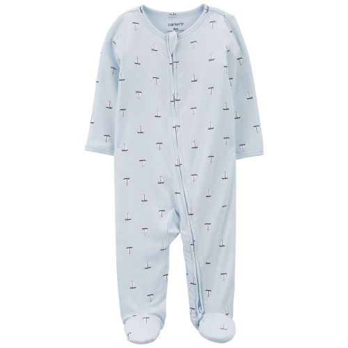 Baby Sailboat Zip-Up PurelySoft Sleep & Play Pajamas - Carter's | Carter's