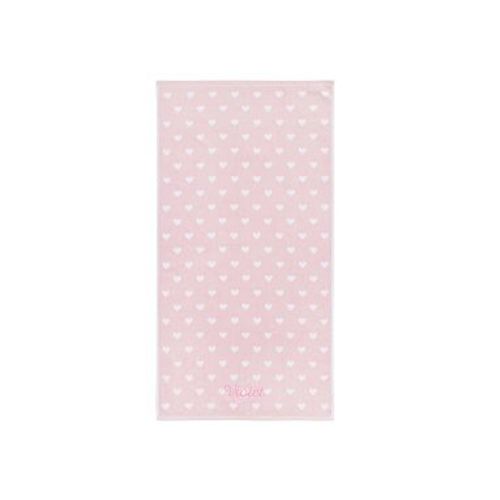 Heart Towel Collection, Bath Towel, Pearl