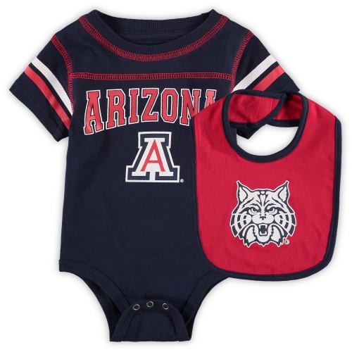 Arizona Wildcats Colosseum Newborn & Infant Chocolate Bodysuit & Bib Set - Navy