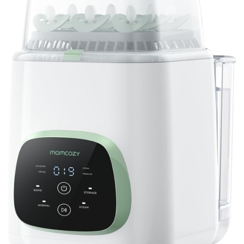 Momcozy KleanPal Pro Baby Bottle Washer, Sterilizer & Dryer - All-in-One Cleaning Machine for Bottles, Pump Parts & Baby Essentials - Time-Saving & Effortless Care