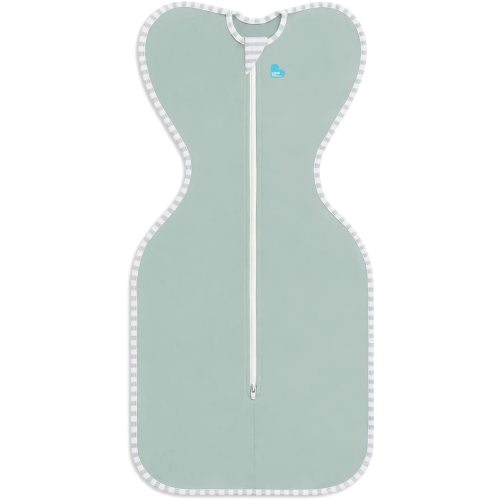 Love to Dream Swaddle, Baby Sleep Sack, Swaddle Up Self-Soothing Swaddles for Newborns, Get Longer Sleep, Snug Fit Helps Calm Startle Reflex, Lite 0.2 Tog Sleep Sack, 8-13 lbs, Olive - Small (8-13 lbs.)
