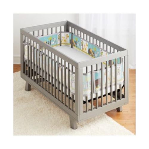Breathable Mesh Liner for Full-Size Cribs, Classic 3mm Mesh (Size 4FS Covers 3 or 4 Sides)