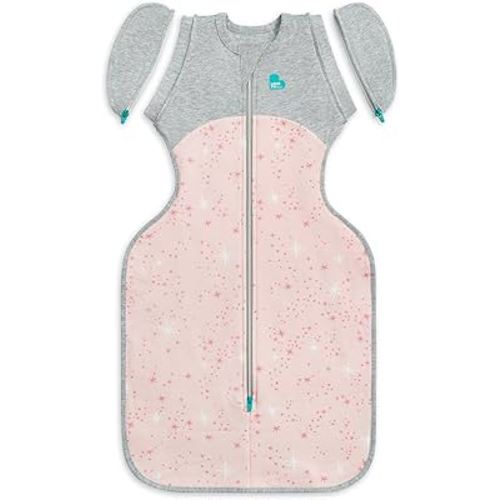 Love to Dream Swaddle Up Transition Swaddle, Patented Zip-Off Wings, Help Baby Transition from Being Swaddled to Arms Free When Showing Signs of Rolling, Suitable for All Seasons, 19-24 lbs, Pink