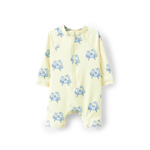 Cameron Long Sleeve Swimsuit, 6-12M