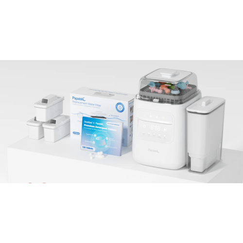 Papablic SafeguardPlus™ Baby Bottle Washer with Refills Kit