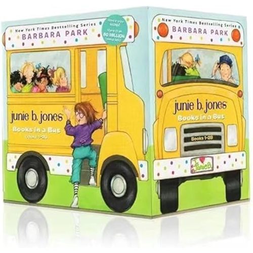 Junie B. Jones 28 Books Paperback Boxed Set Collection, A Library of Junie B Jones 1-28 Complete Books Series by Barbara Park