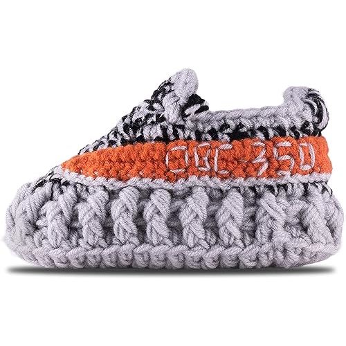 Diaper Book Club Baby Sneakers Crochet Hypebeast Shoes for Toddler Sneakerheads, Soft Booties for Boys & Girls, Designer Kids Fashion, Breathable & Comfortable Children's Kicks