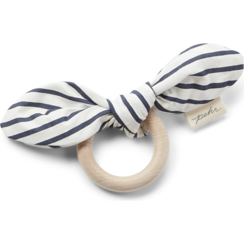 Organic Crinkle Teether - Ink Blue