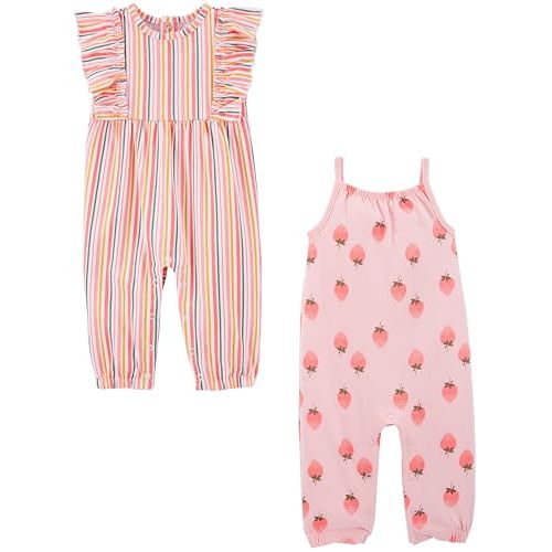 Simple Joys by Carter's baby-girls 2-pack Fashion Jumpsuits