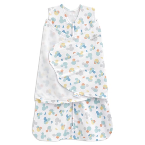 Halo® Sleepsack® x Disney Baby Swaddle, 100% Cotton, Mickey Overlay, Newborn, Unisex, 0-3 Months