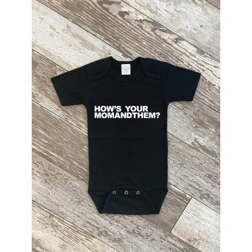 How's Your Momandthem? | Louisiana Bubble Romper OR Baby Bodysuit | Southern Baby Gear