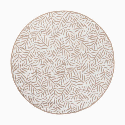 Toddlekind Quilted Cotton Reversible Playmat - Sea Shell