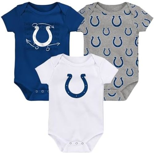Outerstuff Newborn & Infant NFL Team Starter 3-Pack Bodysuit Set