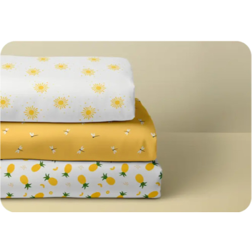 Hello Sunshine - Set of 3 Fitted Sheets