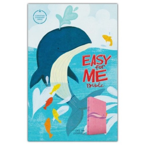 CSB Easy-for-Me Bible for Early Readers--soft leather-look, coral pink