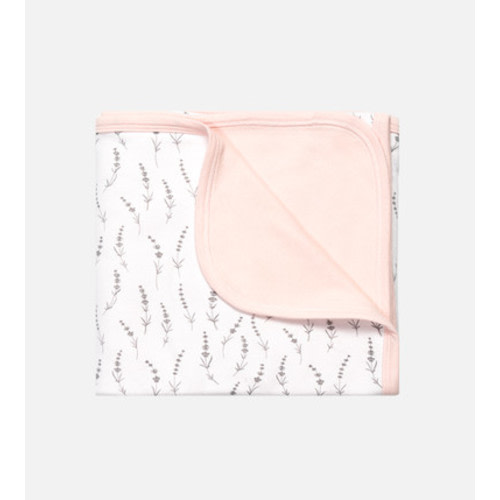 Bamboo Receiving Blanket - Wildflowers Hush Gray