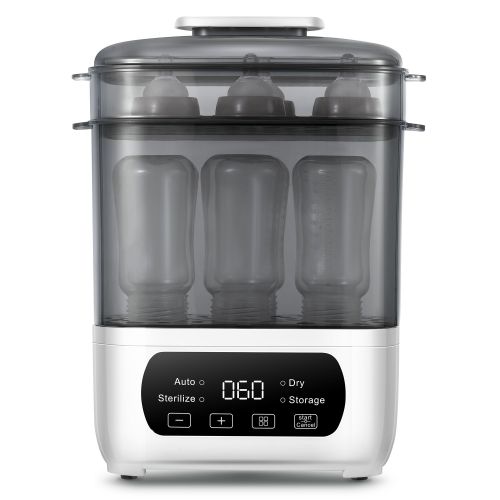 4-in-1 Bottle Steamer & Dryer - Fit, LED Touch Screen, Auto Shut-Off, 110V-130V