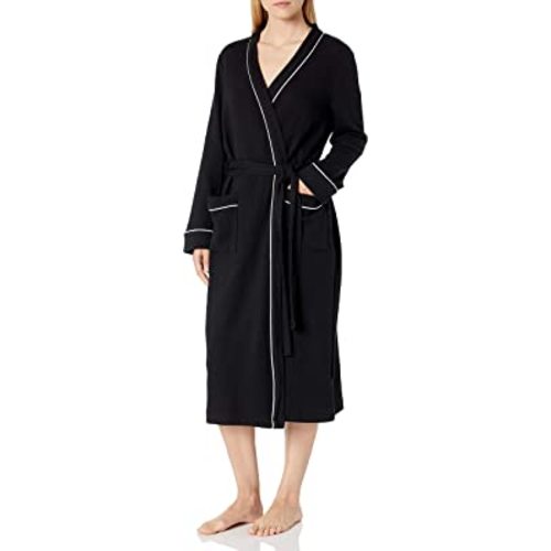 Women's Lightweight Waffle Full-Length Robe [Size XL]