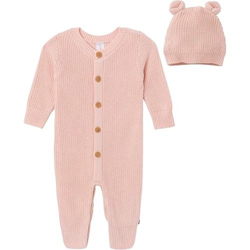 Modern Moments by Gerber Baby Sweater Knit Romper & Hat Set