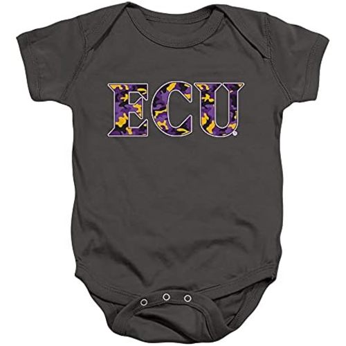 East Carolina University Official Camo Unisex Infant Snap Suit for Baby