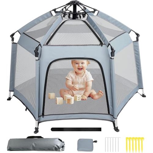 Foldable Outdoor Playpen, Portable Playpen, Play Tents & Tunnels