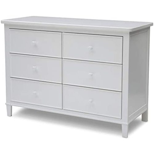 Delta Children Haven 6 Drawer Dresser, Greenguard Gold Certified, White