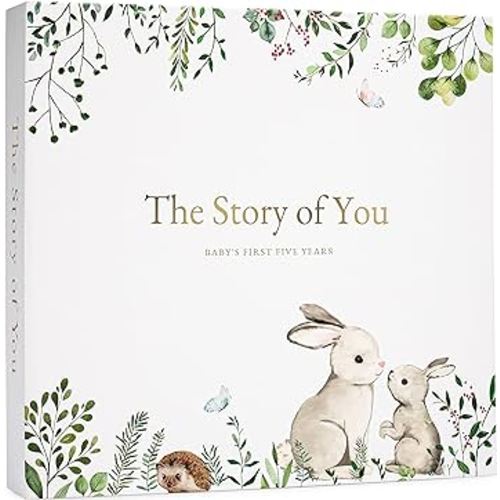 Keepsake Memory Book for Baby Boy or Girl Timeless First 5 Year Baby Book A Milestone Book to Record Every Event from Birth to Age 5 Gender Neutral Journal Scrapbook Photo Album