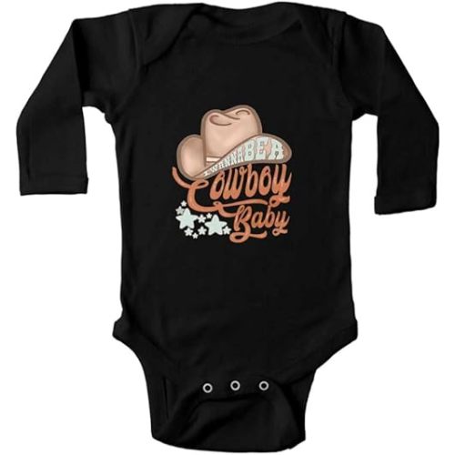 GKrepps I Wanna Be A Cowboy Baby Cotton Infant Romper Baby Climbing Short Sleeve Clothes