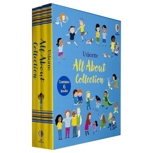 Usborne All About Feelings My First Books 6 Books Set By Felicity Brooks (All About Feelings, All About Families, All About Diversity, All About Friends, Worries and Fears & You and Your Body)