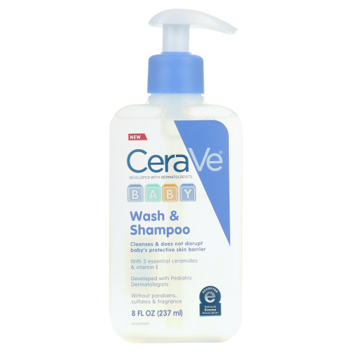 CeraVe Baby Wash and Shampoo 8oz/237ml