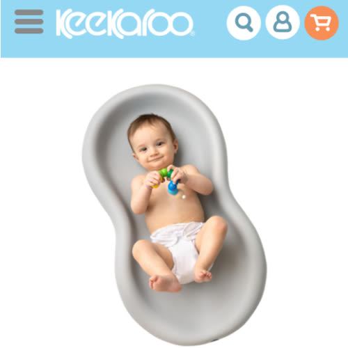 Keekaroo Peanut Wipeable Changing Pad, Vanilla