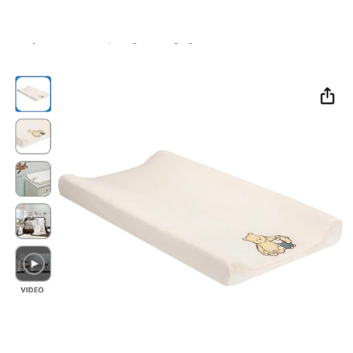 Storytime Pooh Changing Pad Cover