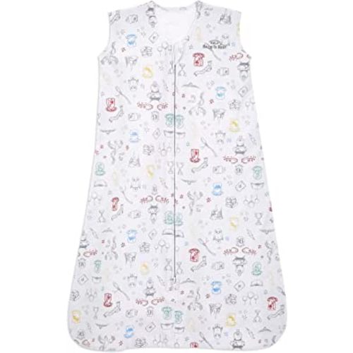HALO SleepSack, 100% Cotton Wearable Blanket, Swaddle Transition Sleeping Bag, TOG 0.5, Harry Potter Enchanted, Medium, 6-12 Months