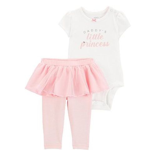 Baby Girl Carter's 2-pc. "Daddy's Little Princess" Bodysuit & Tutu Pants Set