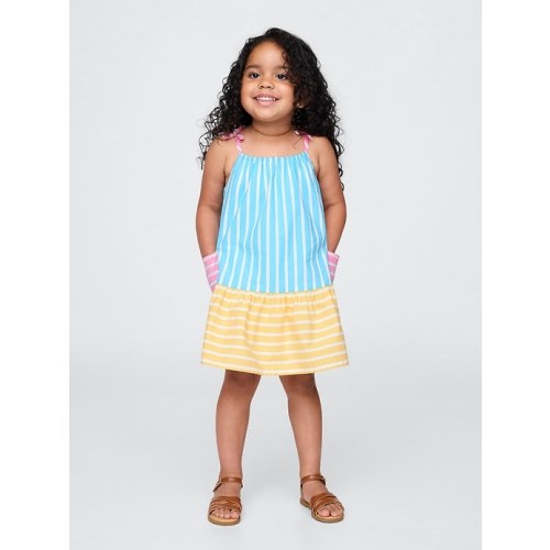 Baby & Toddler Poplin Mixed Stripe Dress