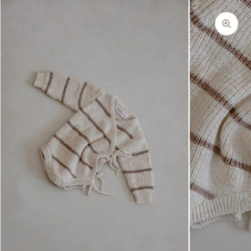 Kimono Romper | Cedar Stripe